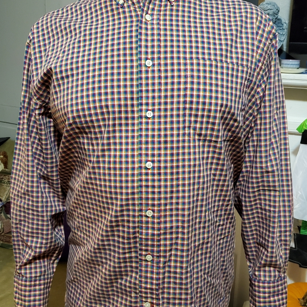 Daniel Cremieux Button Front Shirt Large